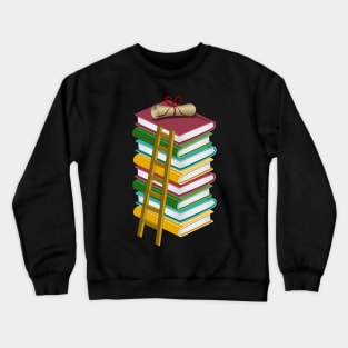 Books And Degree Crewneck Sweatshirt